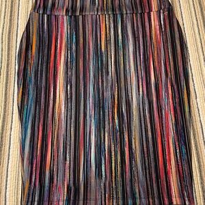 Thalia Sodi Vibrant Multicolor Pencil Skirt Women’s large Stretch Curve Hugging